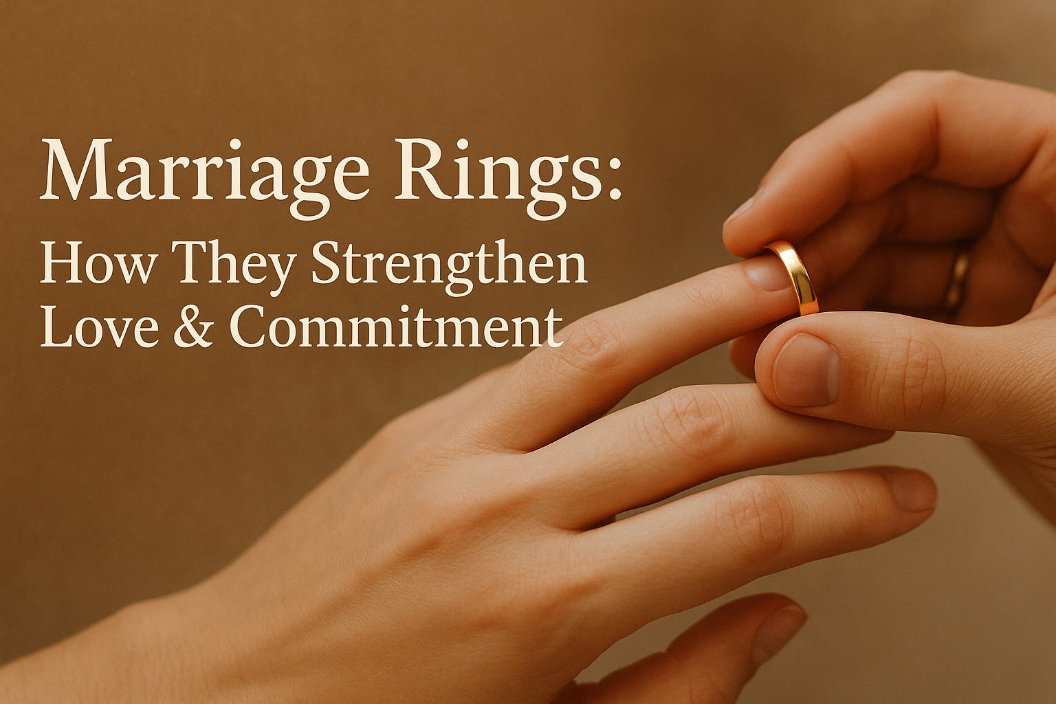 Marriage Rings: How They Strengthen Love & Commitment