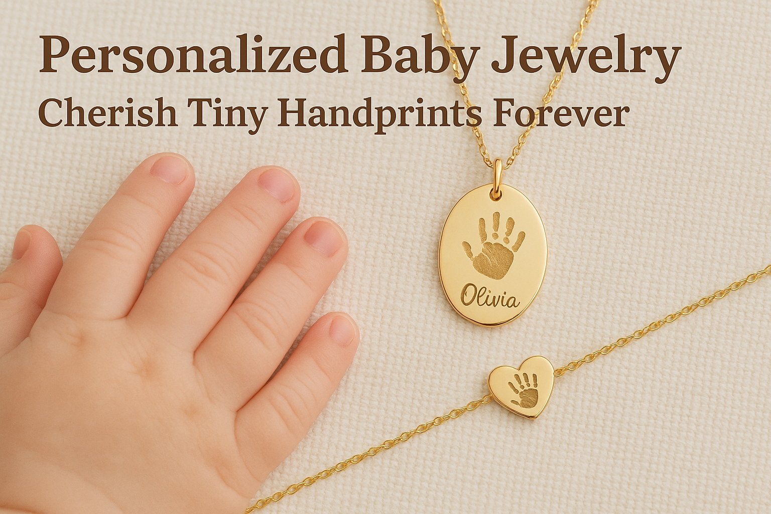 Personalized Baby Jewelry – Cherish Tiny Handprints Forever
