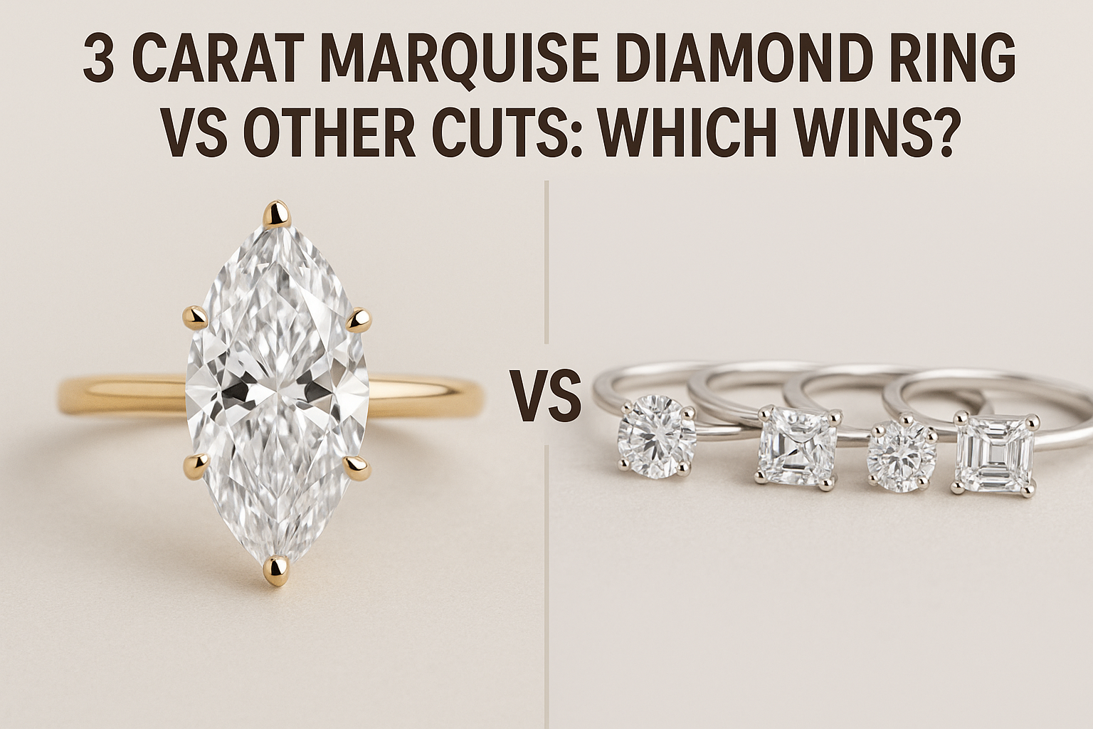 3 Carat Marquise Diamond Ring vs Other Cuts: Which Wins?