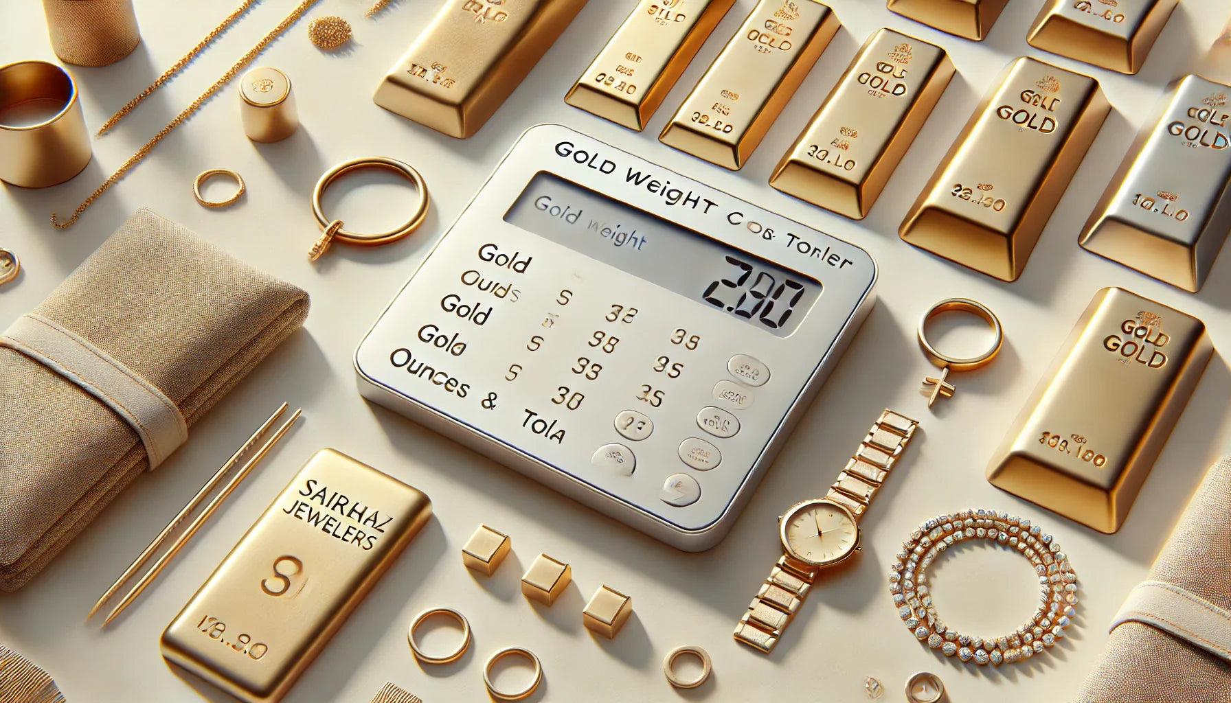 Gold Weight Converter to Ounce and Tola