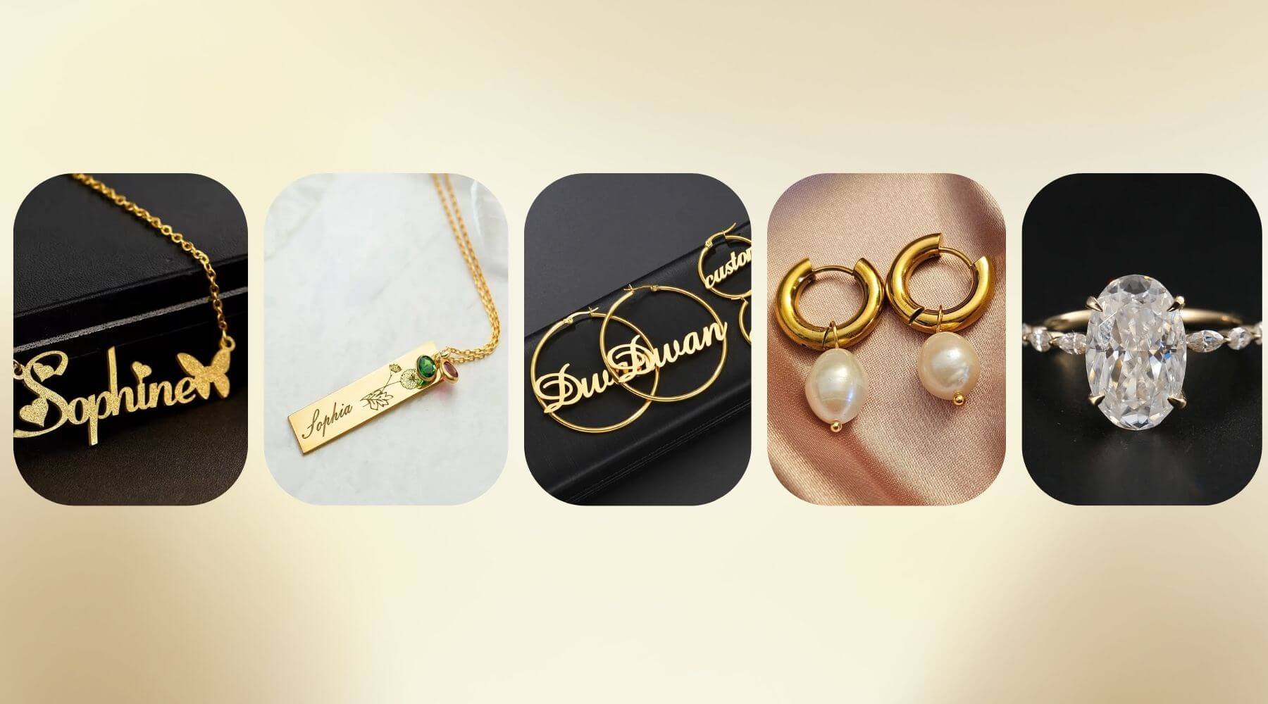Most popular materials for custom jewelry