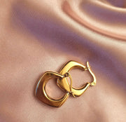 Gold Plated Earrings-18k GP Women Earring-Sairahaz Jewelers