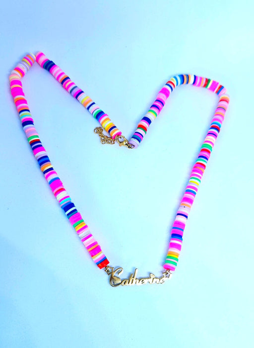 Colorful Custom Name Necklace for Girl & Women