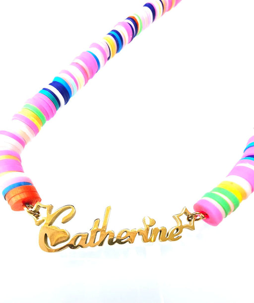 Colorful Custom Name Necklace for Girl & Women