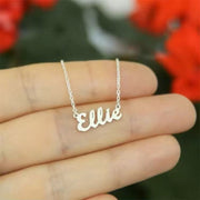 Bold Name Necklace 925 Sterling Silver-Custom Name Necklace-Sairahaz Jewelers