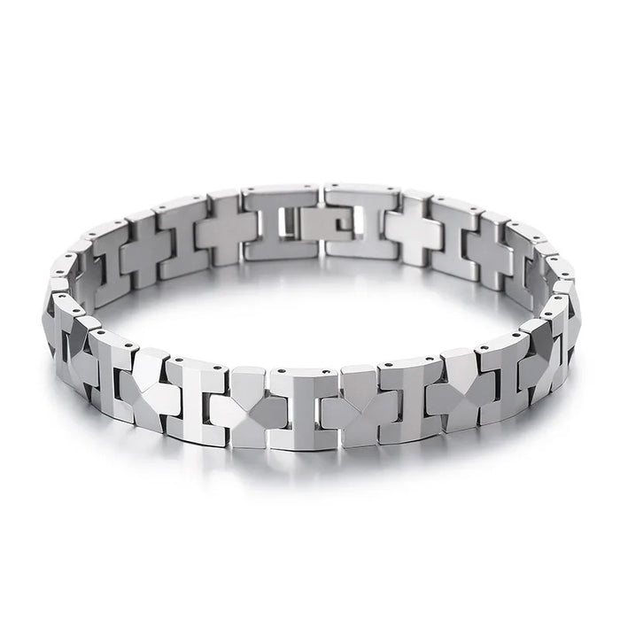 Crosss 3D Tungsten Carbide Bracelet