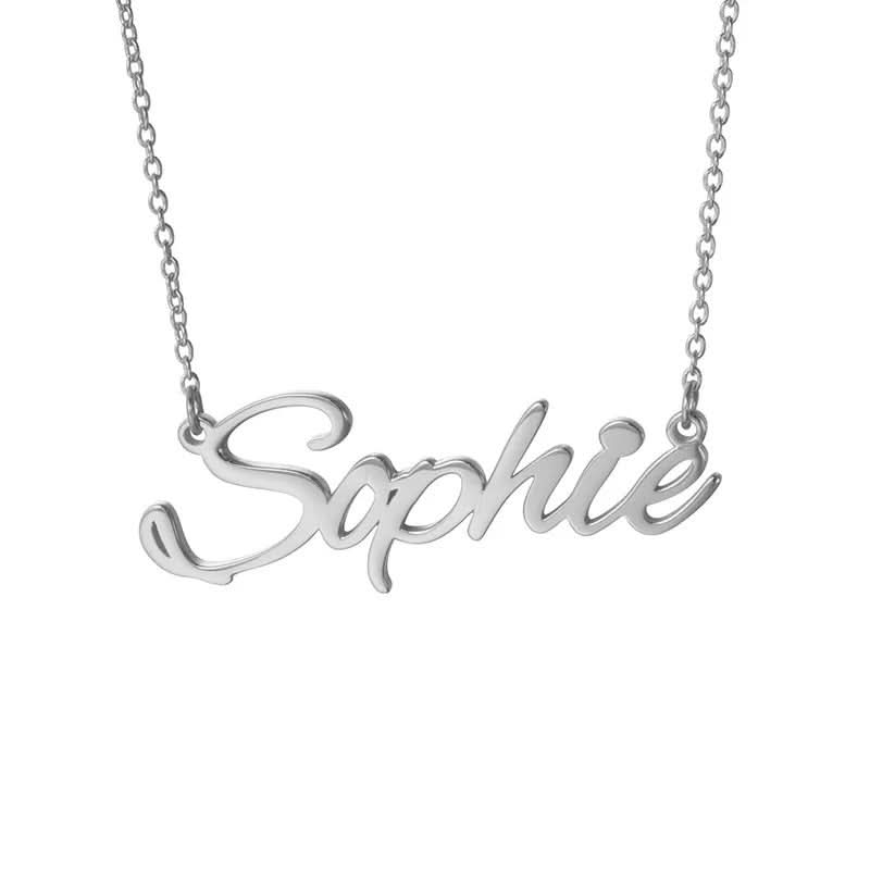 Sterling Silver Customized Name Necklace