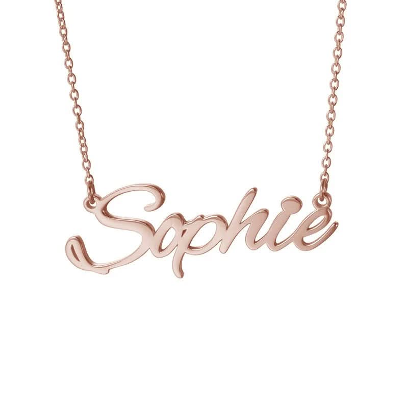 Sterling Silver Customized Name Necklace