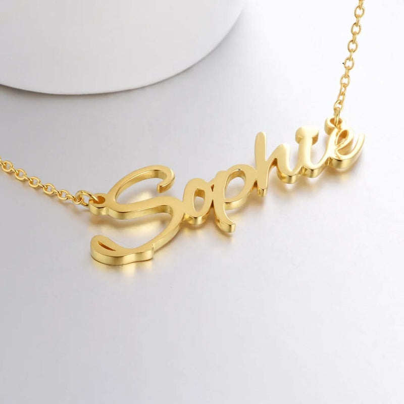 Sterling Silver Customized Name Necklace