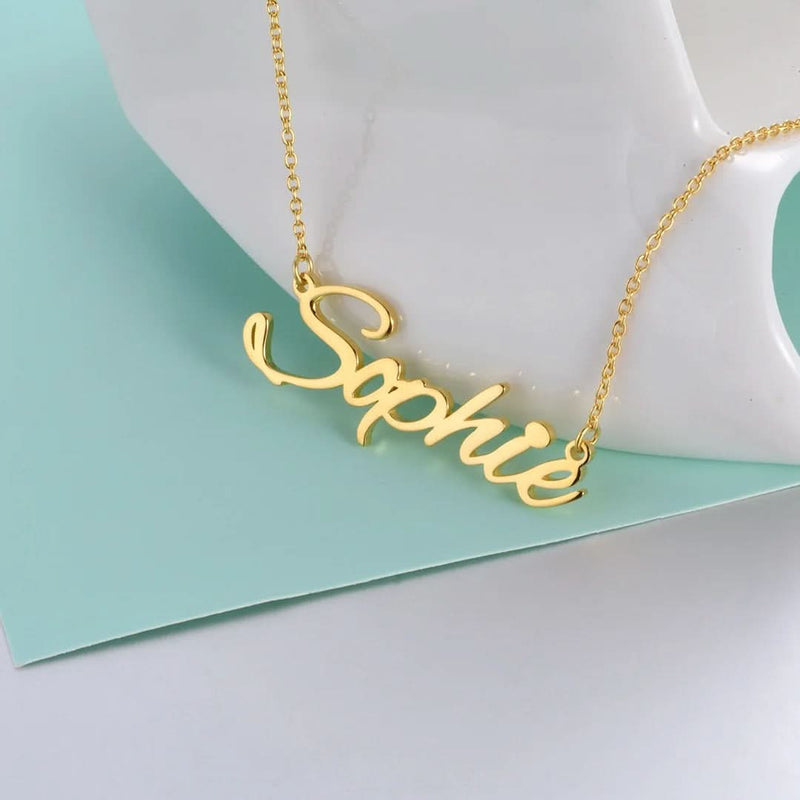 Sterling Silver Customized Name Necklace