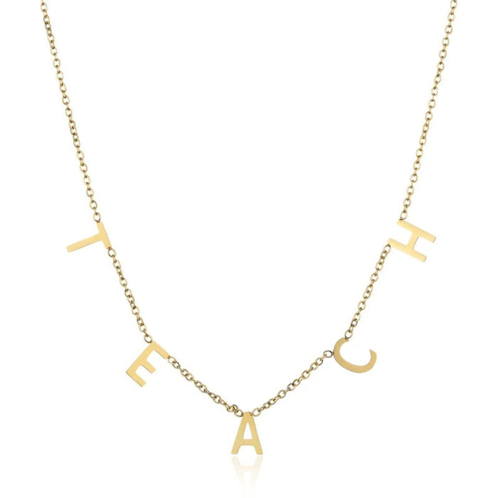 Personalized Name Necklace Presents for Teachers