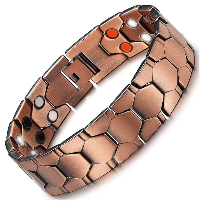 Pure Copper Magnetic Link Bracelet