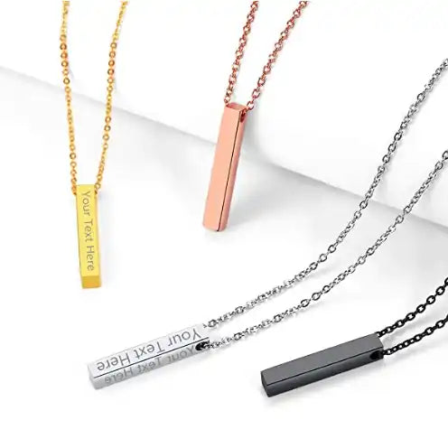 Crafting Memories: The Charms of Your Own Custom Name Necklace Bar