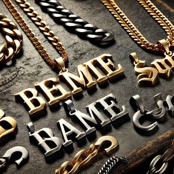 Best Metals for Men's Custom Name Necklaces