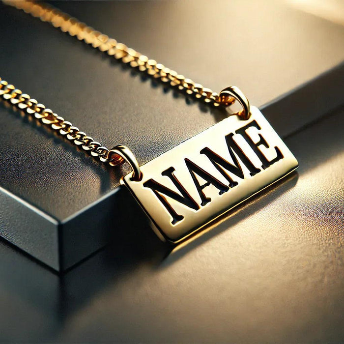 Why More Men Are Wearing Custom Name Necklaces – A Growing Fashion Trend
