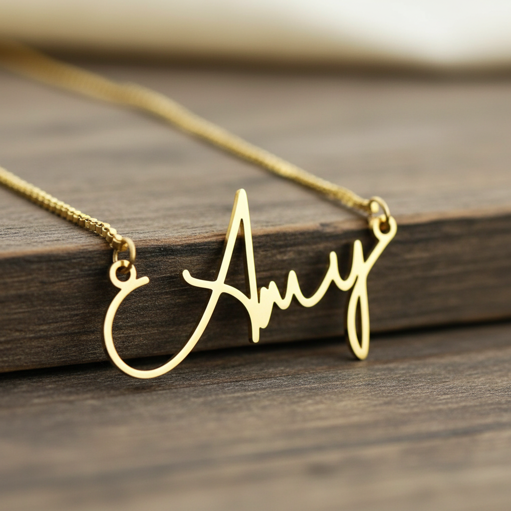 Real Gold Name Plate Necklace – How can I verify it’s real gold?