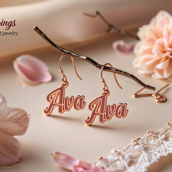 Custom Name Earrings: Express Yourself with Personalized Jewelry
