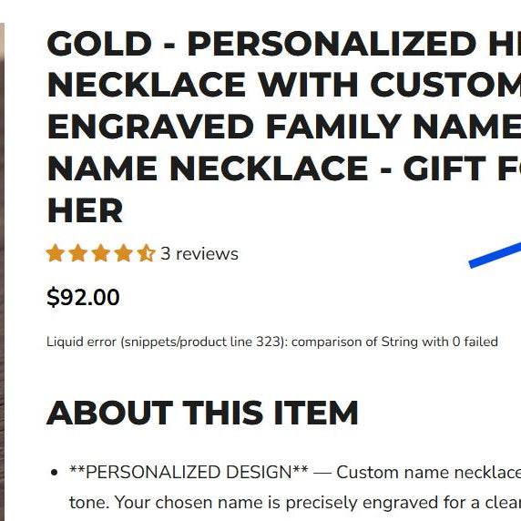 How do I buy a custom name Necklace?