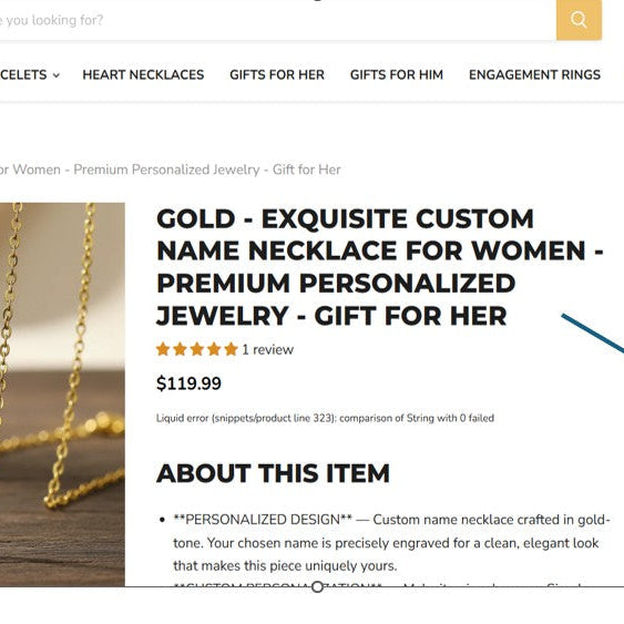 Where Can I Buy a Good Quality Gold Name Necklace Online?