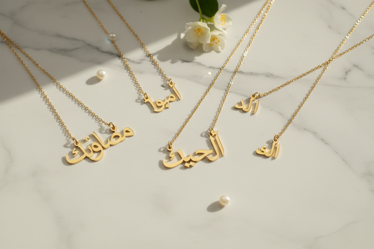 Can I get matching Arabic name necklaces for my family? - Buyer's Guide