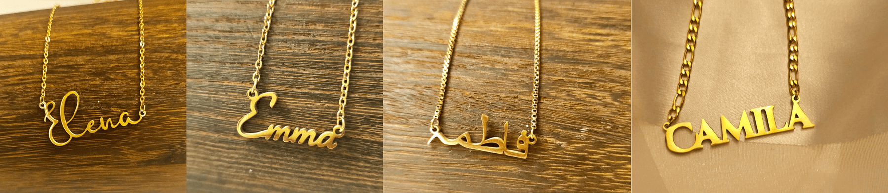 Discover how to design your custom name necklace. Choose your preferred font, metal, and gemstone to create a piece that reflects your unique style.