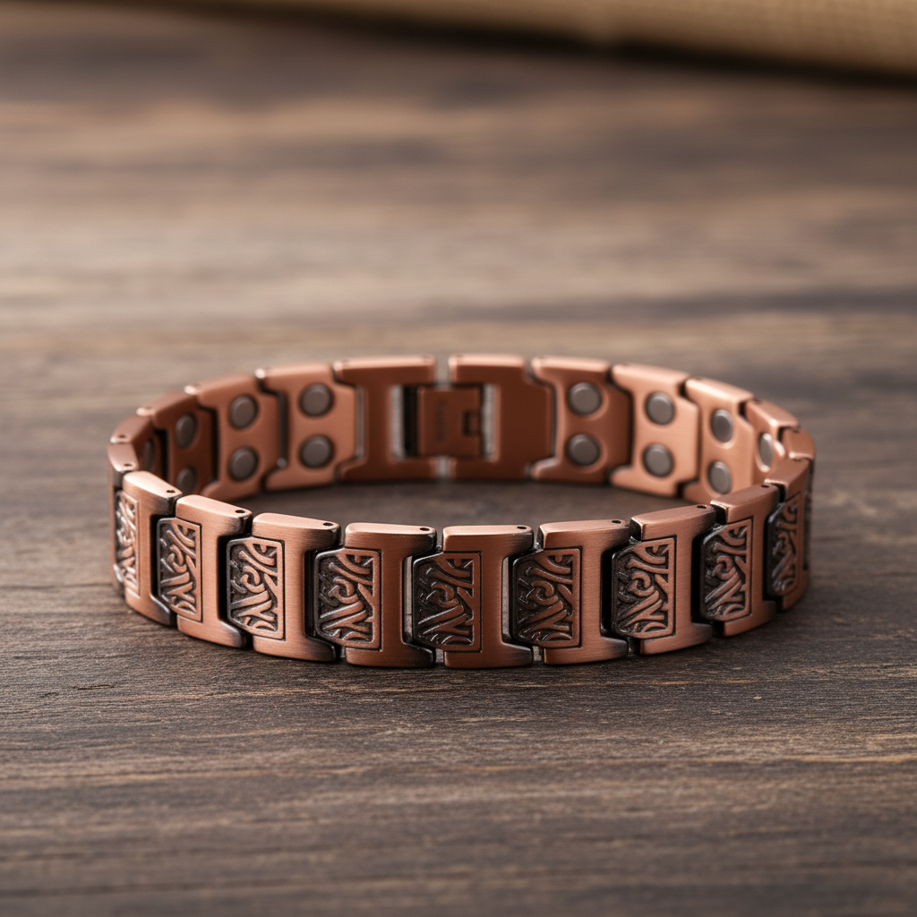 Authentic copper magnetic bracelet for everyday wear by Sairahaz Jewelers