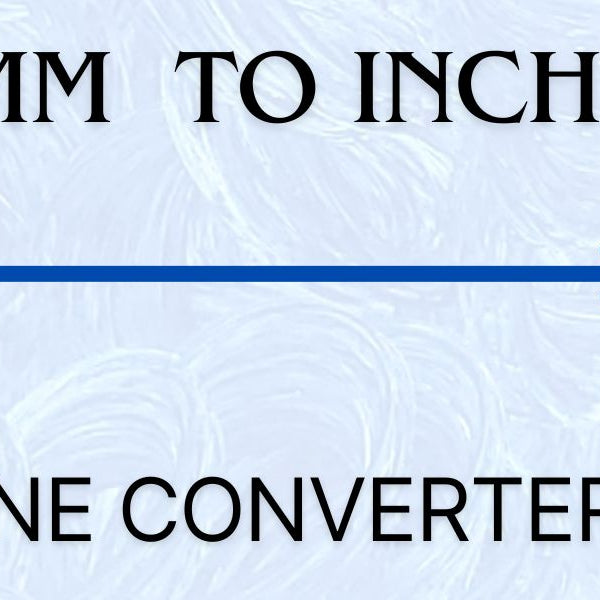 Online Tool to Convert MM to Inches