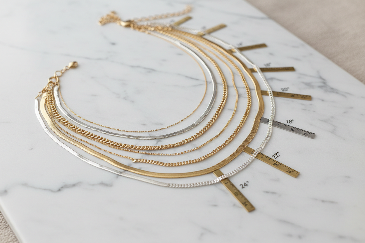 Necklace Length Calculator - Find Your Perfect Chain Length