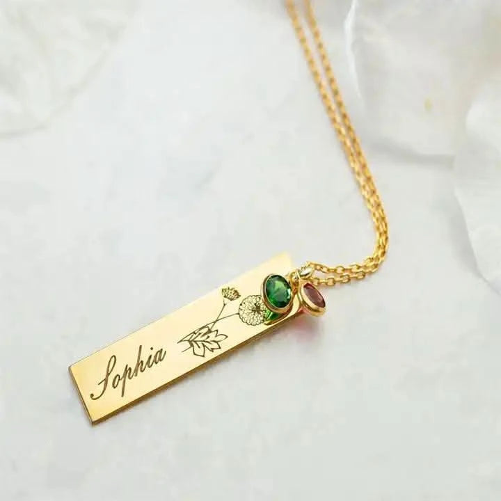 Birthstone Custom Necklace