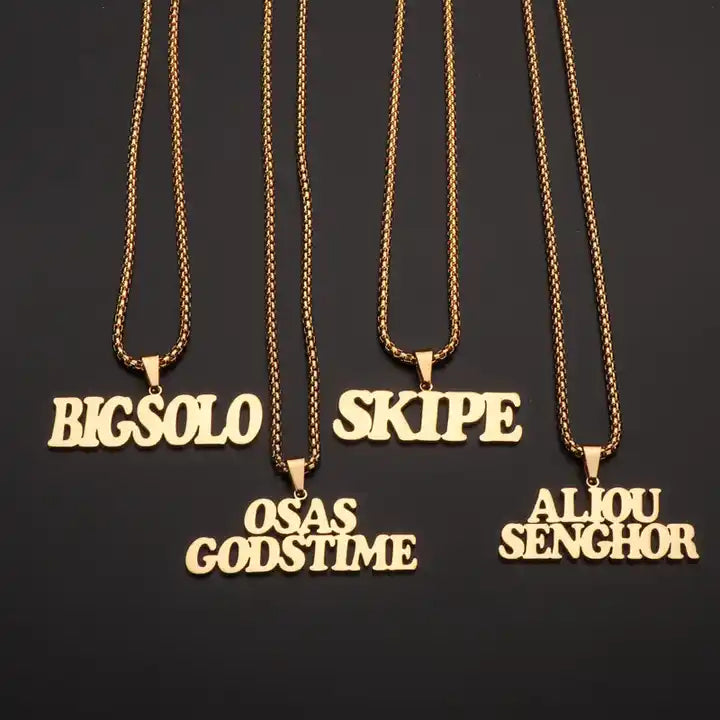 mens custom name necklaces 