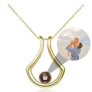 100 Languages I love You with Custom Picture Necklace