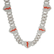 8MM Broken Heart Bling Cuban Chain-Cubin Chains-Sairahaz Jewelers