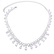Special Occasions Glamorous Zircon Necklace-Cubin Chains-Sairahaz Jewelers