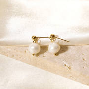 Freshwater Pearl Drop Earrings - Natural and Dainty - Gift for her - Gift for Mom