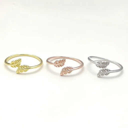 Adjustable Rings in Gold, Rose Gold and Silver 