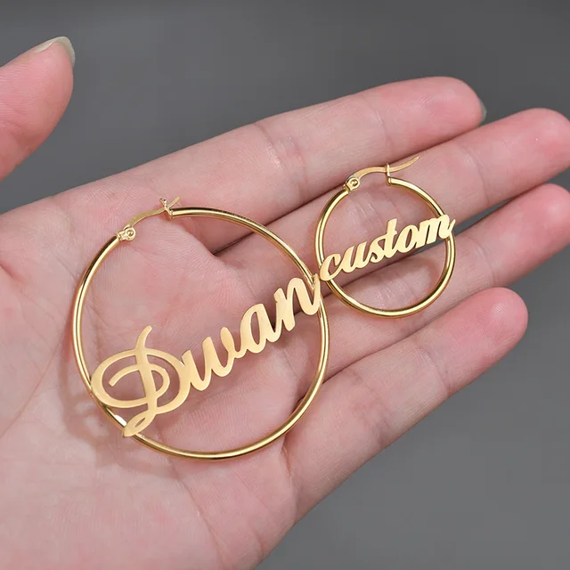 Customized Earring, Name Earring on hand 