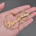 Customized Earring, Name Earring on hand 