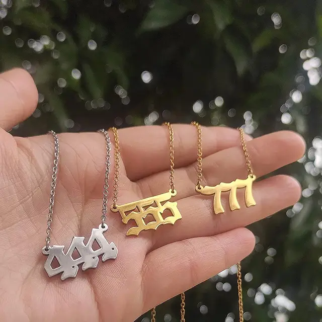 3 Numbers Necklace