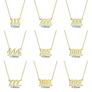Numeric Men's Necklace-Custom Name Necklace-Sairahaz Jewelers