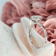 2 Carat Heart Shape Moissanite Ring-Rings-Sairahaz Jewelers