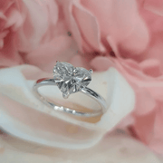 2 Carat Heart Shape Moissanite Ring-Rings-Sairahaz Jewelers
