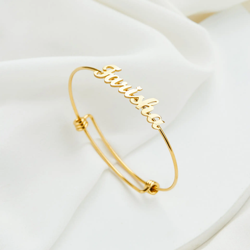 Custom Name Bracelet - view 1