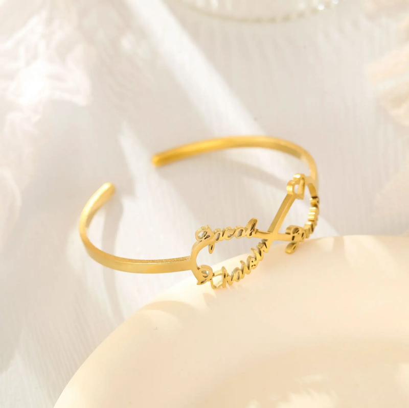 Personalized Infinity Name Bracelet