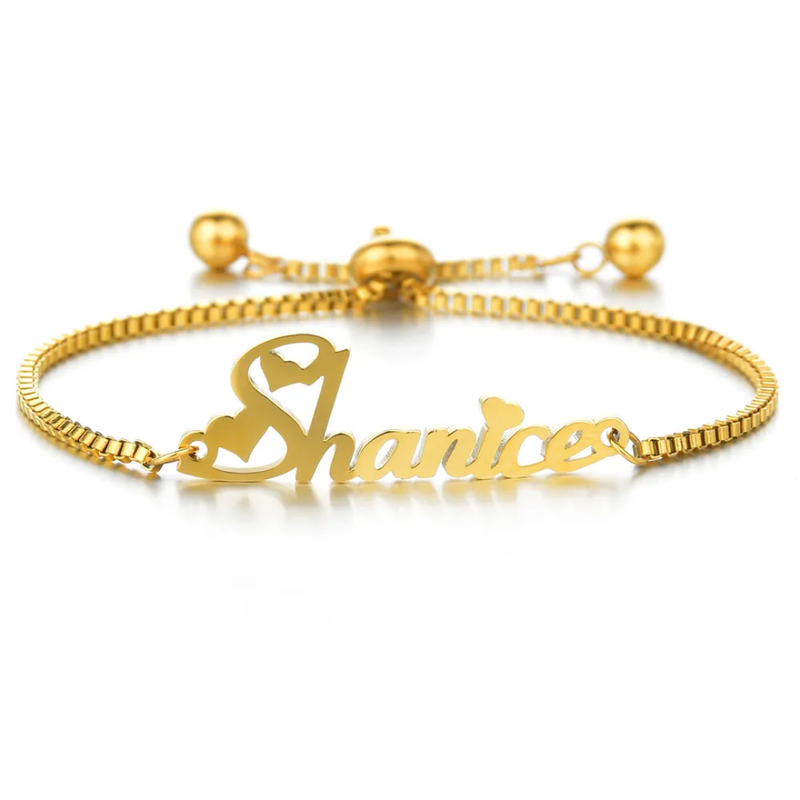 Open Cuff Name Bracelet - view 2