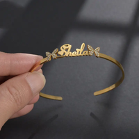 Name Bracelet In Gold Vermeil - view 1