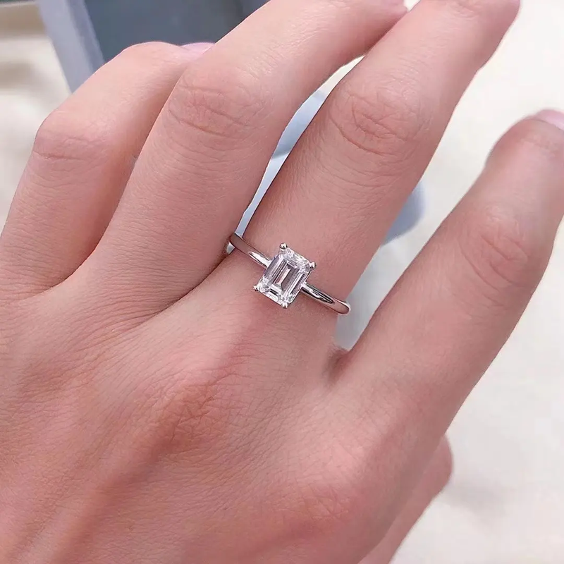 Radiant Cut Solitaire Ring