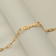 Open Cuff Name Bracelet - view 2