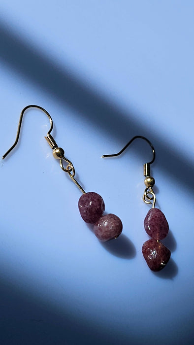 July Birthstone - Ruby July Birthstone Earrings