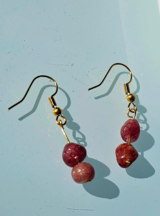 July Birthstone - Ruby July Birthstone Earrings