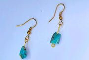 Turquoise Jewelry Real Earrings-Birthstone Earring-Sairahaz Jewelers